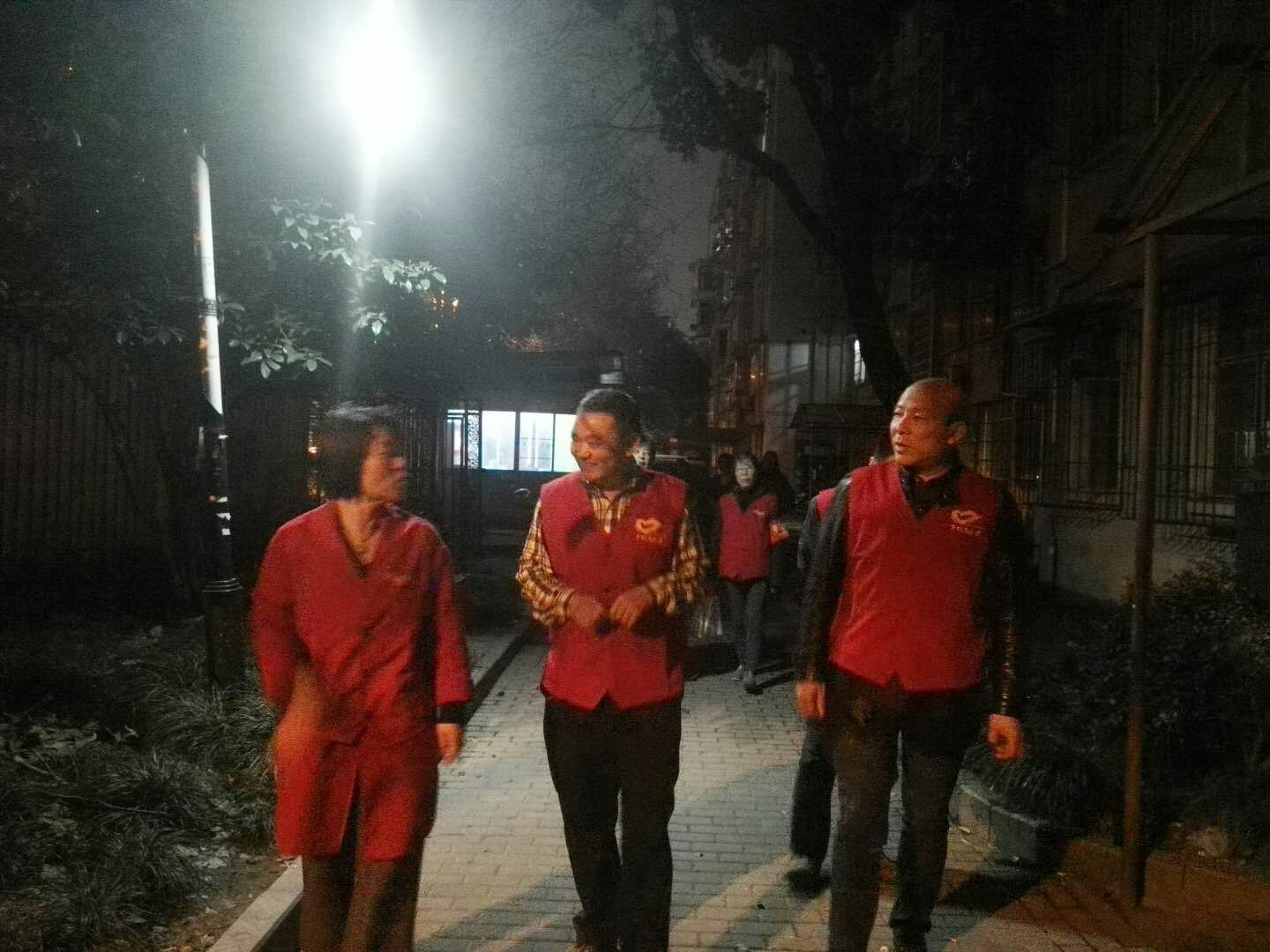支部黨員開(kāi)展夜間平安巡邏.jpg